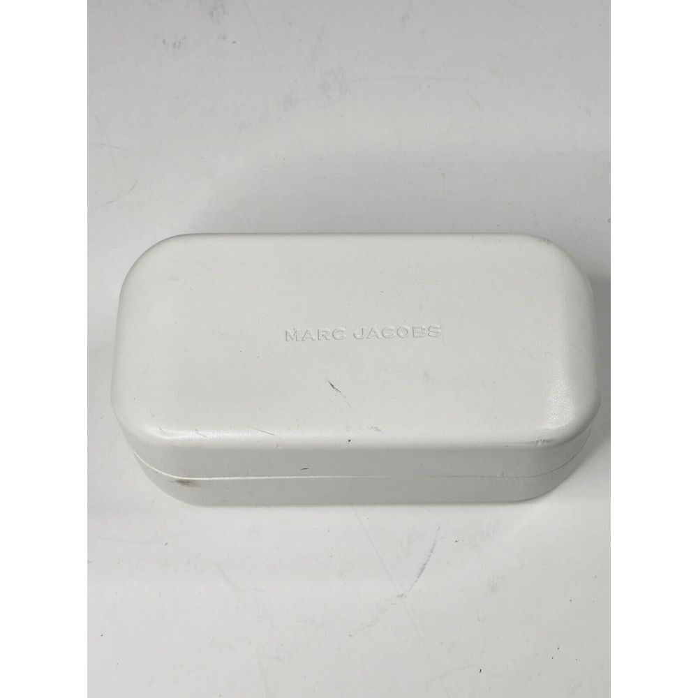 MARC JACOBS Eyeglasses Case Authentic White Travel Protection Beach Summer